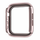 For Apple Watch Series SE3 / SE2 / SE1 /  6 / 5 / 4 40mm IP68 Waterproof Watch Case PC Frame Cover with Tempered Glass Film - Rose Gold - 3