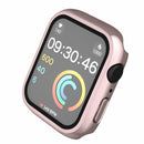 For Apple Watch Series SE3 / SE2 / SE1 /  6 / 5 / 4 40mm IP68 Waterproof Watch Case PC Frame Cover with Tempered Glass Film - Rose Gold - 5