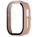 Smart Watch Case for Honor Watch 4 TMA-L19 Hard PC Case with Tempered Glass Screen Protector - Pink - 1