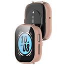 Smart Watch Case for Honor Watch 4 TMA-L19 Hard PC Case with Tempered Glass Screen Protector - Pink - 2