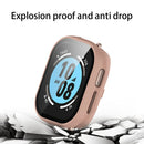 Smart Watch Case for Honor Watch 4 TMA-L19 Hard PC Case with Tempered Glass Screen Protector - Pink - 4