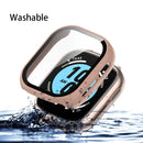Smart Watch Case for Honor Watch 4 TMA-L19 Hard PC Case with Tempered Glass Screen Protector - Pink - 5