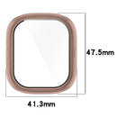 Smart Watch Case for Honor Watch 4 TMA-L19 Hard PC Case with Tempered Glass Screen Protector - Pink - 6