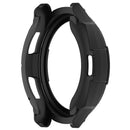For Samsung Galaxy Watch6 Classic 43mm Watch Frame TPU Protector with Dial Panel Not Complete Covering Case - Black - 3