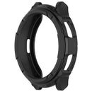 For Samsung Galaxy Watch6 Classic 47mm TPU Watch Frame Case + Dial Panel Half-Covering Protector - Black - 2