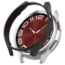 For Samsung Galaxy Watch6 Classic 47mm Hard PC Cover Hollowed-out Anti-Scratch Watch Case - Black - 1