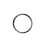 Type E Bezel Styling for Samsung Galaxy Watch6 40mm , Stainless Steel Adhesive Frame Protector Ring - Black / White Characters - 2