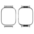 For Xiaomi Redmi Watch 3 Active Lustrous Meta Frame Case Smartwatch Protection Cover Fits 20MM Watch Strap - Silver - 2