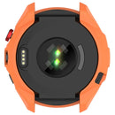 For Garmin Approach S70 47mm Protective Watch Case Anti-Scratch TPU Hollow Protector - Orange - 7