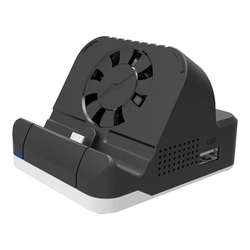 SW300 Docking Station for Nintendo Switch , Portable HD TV Dock Hub Adapter with Fan - Black - 1