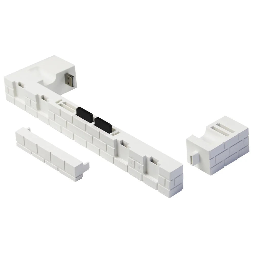 SW488 Charger Dock for Nintendo Switch Controller Fast Charging Dock Station for 4 Joy-cons with Game Cards Storage - White - 1