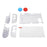 SW369 6-in-1 Clear Case Kit for Nintendo Switch , Anti-Scratch Shell Cover with Screen Protector and Grip Caps - 1
