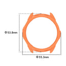 ENKAY HAT PRINCE For Garmin epix Pro 51mm / Fenix 7X / 7X Pro 51mm Drop-Proof Hollow Case Sports Watch TPU Case Cover - Orange - 6