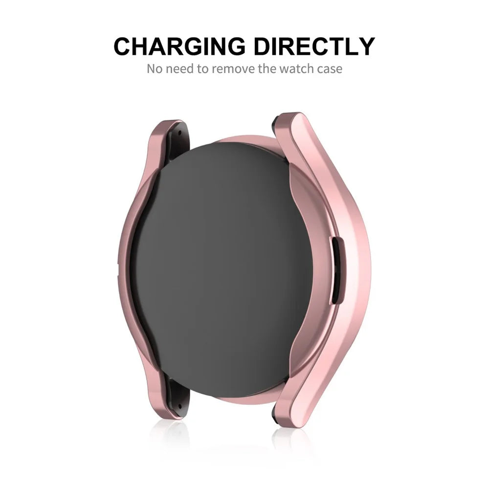 ENKAY HAT PRINCE For Samsung Galaxy Watch6 40mm Watch Case Transparent TPU Protective Frame Cover - 4