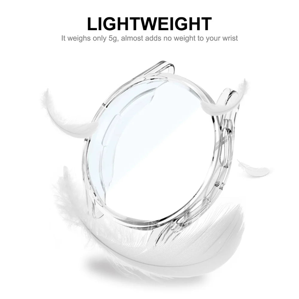 ENKAY HAT PRINCE For Samsung Galaxy Watch6 40mm Watch Case Transparent TPU Protective Frame Cover - 6