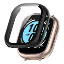 ENKAY HAT PRINCE For Honor Watch 4 Integrate Hard PC Case Cover with Tempered Glass Screen Protector - Black - 1