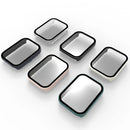 For Xiaomi Smart Band 8 Pro Hard PC Protective Watch Frame Case with Tempered Glass Screen Protector - Black - 5