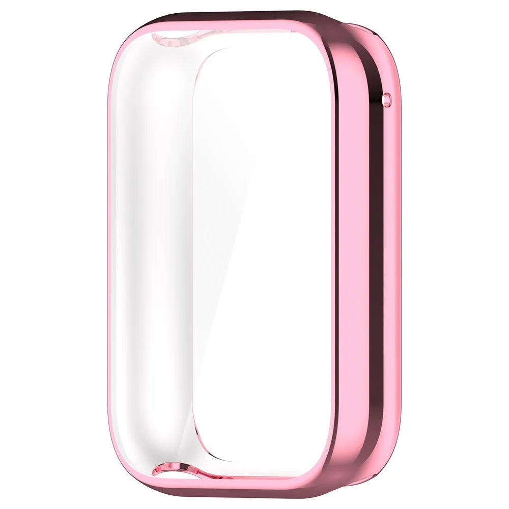 For Xiaomi Smart Band 8 Pro TPU Watch Case Electroplating Frame Cover - Pink - 2