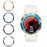 Type A Watch Bezel Insert for Galaxy Watch6 Classic 47mm , Metal Digit Watch Bezel Ring Adhesive Replacement Parts - Black - 4