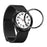Type E Speed Scale Bezel Styling for Samsung Galaxy Watch6 Classic 47mm , Metal Bezel Ring Adhesive Cover - Black / White Characters - 3