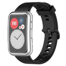 Electroplating TPU Watch Case Cover for Huawei Watch Fit (TIA-B09 / TIA-B19) / Watch Fit Special Edition (B39) / Watch Fit New - Transparent - 5