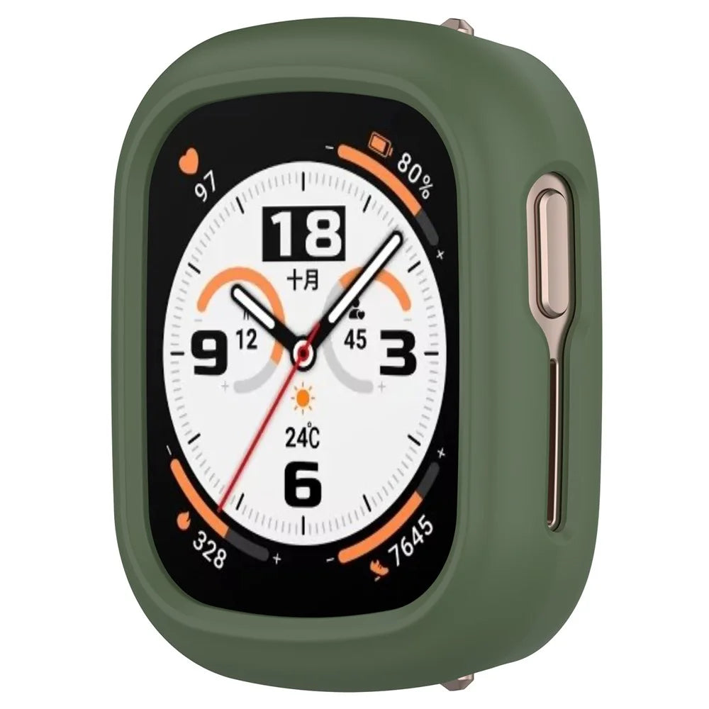 For Honor Watch 4 (TMA-L19) Hard PC Case Hollow Anti-scratch Protective Watch Cover - Dark Green - 5