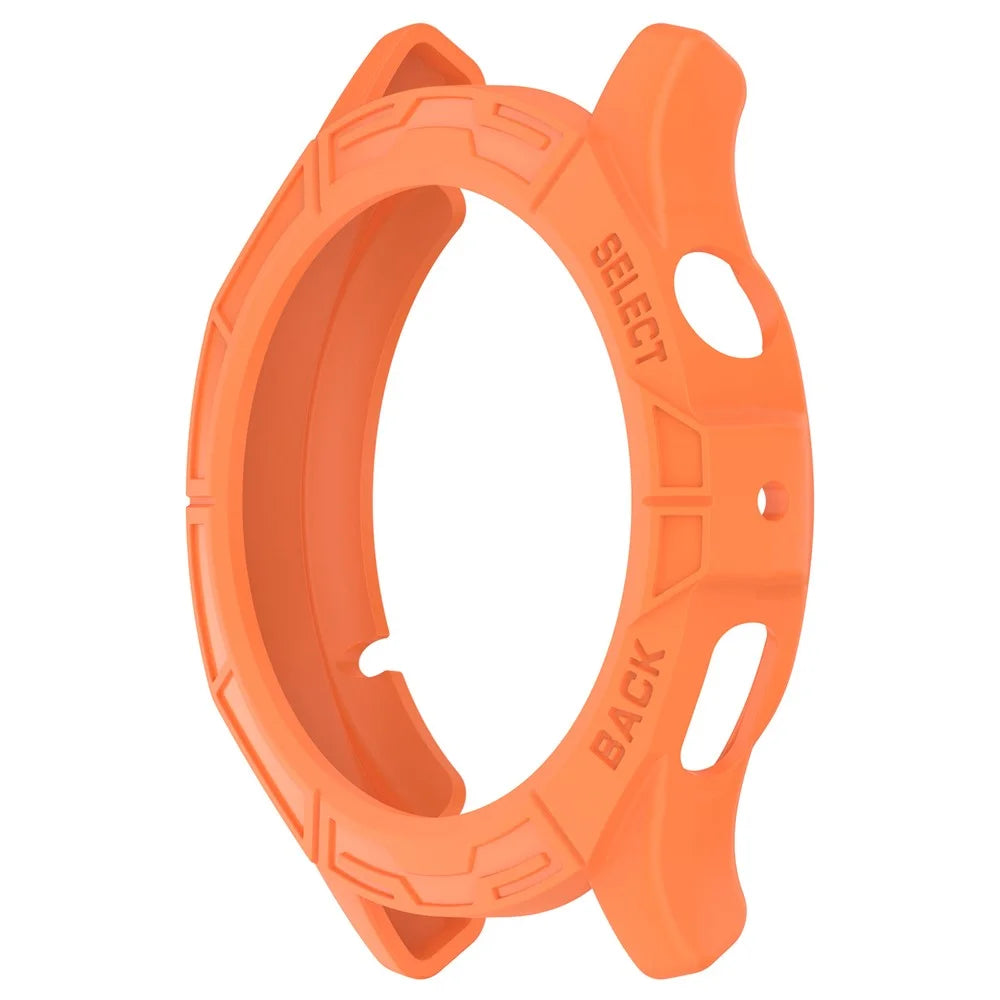 Watch Case for Huami Amazfit Cheetah / Amazfit Cheetah Pro , Rugged TPU Hollow Frame Cover - Orange - 2
