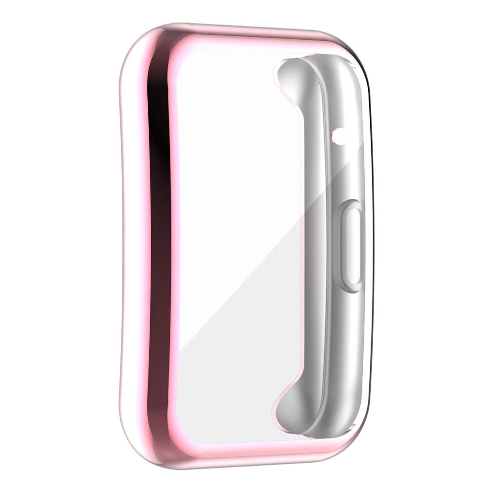 Protective Case for Huawei Watch Fit (TIA-B09 / TIA-B19) / Fit Special Edition (B39) / Fit New , Electroplating TPU Watch Cover - Pink - 5