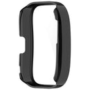For Huami Amazfit Bip 5 A2215 Overall Protective Case Hard PC Watch Cover with Tempered Glass Screen Protector - Black - 3