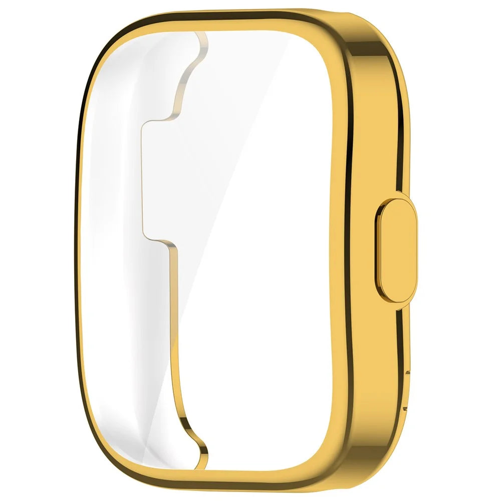 For Huami Amazfit Bip 5 (A2215) Electroplating TPU Watch Cover Overall Protective Case - Gold - 2