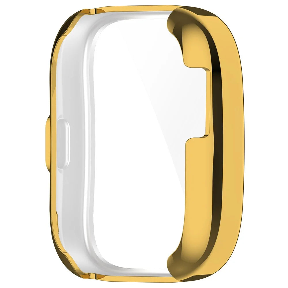 For Huami Amazfit Bip 5 (A2215) Electroplating TPU Watch Cover Overall Protective Case - Gold - 3