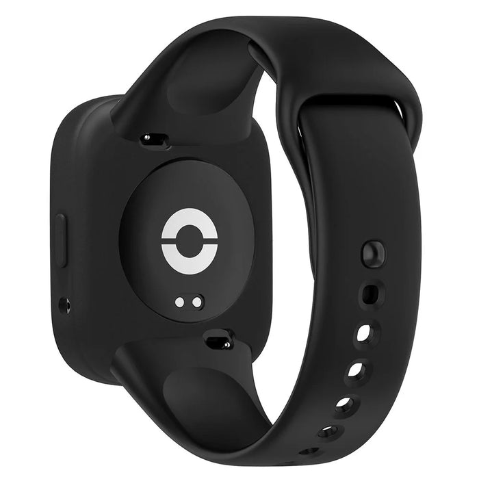Watch Case for Xiaomi Redmi Watch 3 Lite / Watch 3 Active , Soft Silicone Protective Frame - Black - 5