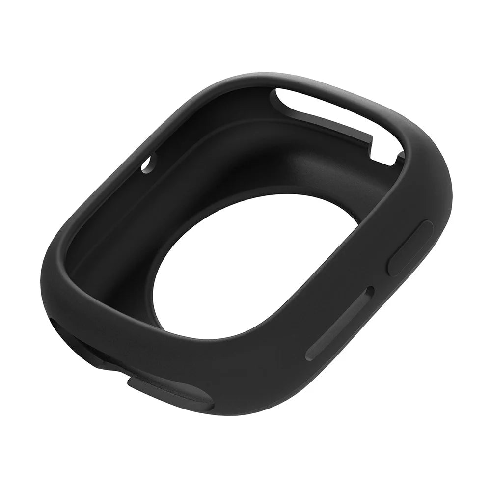 For Honor Watch 4 Silicone Case Protective Bumper Frame Watch Cover - Black - 3
