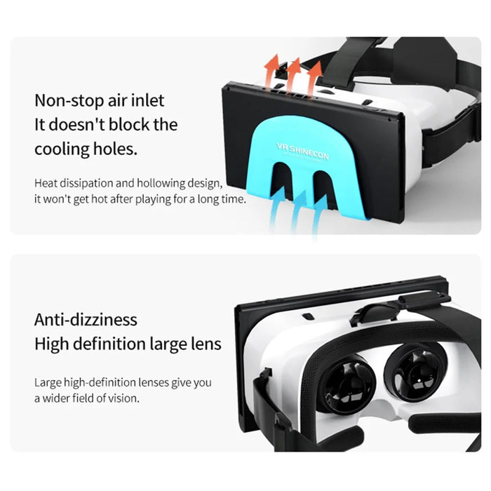 VR SHINECON G11 3D Virtual Reality Gaming Glasses for Nintendo Switch / Switch OLED HD VR Glasses - 7