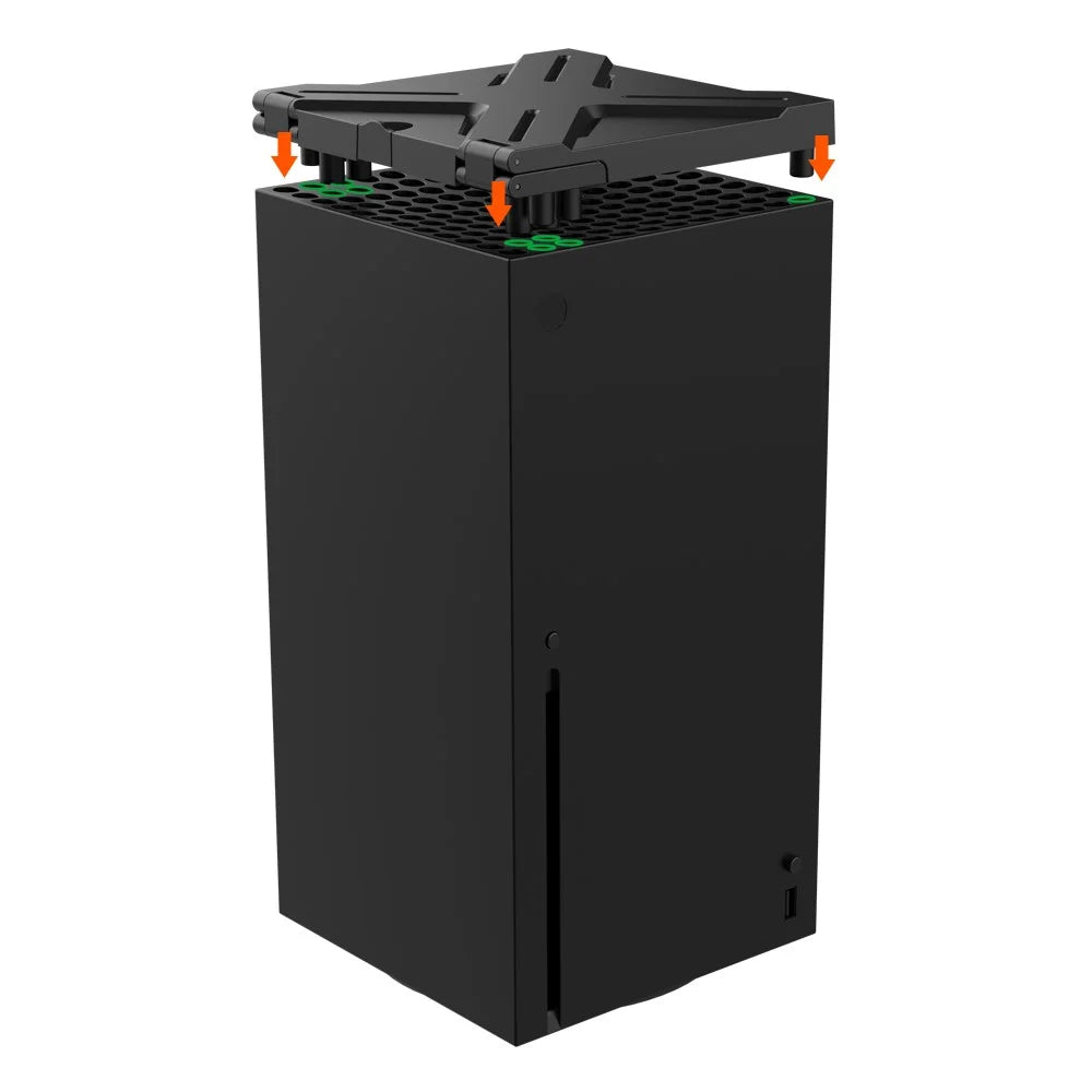 DOBE TYX-3609 Dust Cover for Xbox Series X Game Console Dust-Proof Protector with Headset Holder - 2