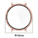 For Huawei Watch GT 4 41mm Hard PC Case with Tempered Glass Film Full Coverage Watch Cover - Pink - 3