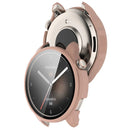 Smart Watch Case for Huami Amazfit Balance A2286 Hard PC Case with Tempered Glass Screen Protector - Pink - 5