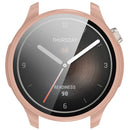 Smart Watch Case for Huami Amazfit Balance A2286 Hard PC Case with Tempered Glass Screen Protector - Pink - 6