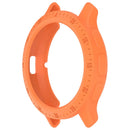 Protective Frame for Garmin Venu 3S Watch Case Cover with Dial Plate TPU Watch Bumper - Orange - 2