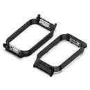 For Xiaomi Smart Band 8 Active / Redmi Smart Band 2 Watch Case Zinc Alloy Frame Work with 18mm Watchband - Black - 2