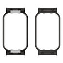 For Xiaomi Smart Band 8 Active / Redmi Smart Band 2 Watch Case Zinc Alloy Frame Work with 18mm Watchband - Black - 3