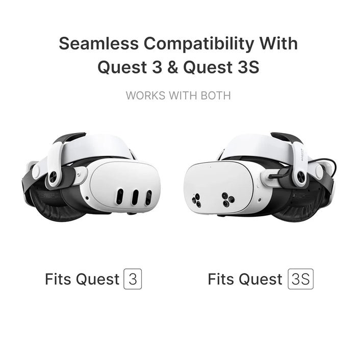BOBOVR M3 Pro VR Head Strap for Meta Quest 3S / Quest 3 with Magnetic Detachable 5200mAh Battery Pack - 2
