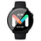For Mibro Lite 2 Hard PC Bumper Case with Tempered Glass Screen Film Watch Case Cover - Black - 2