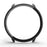 For Mibro Lite 2 Hard PC Bumper Case with Tempered Glass Screen Film Watch Case Cover - Black - 4