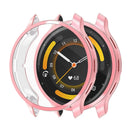 ENKAY HAT PRINCE For Garmin Venu 3 Electroplating Full Cover Watch Case TPU Frame with Screen Film - Pink - 1