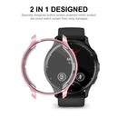 ENKAY HAT PRINCE For Garmin Venu 3 Electroplating Full Cover Watch Case TPU Frame with Screen Film - Pink - 3