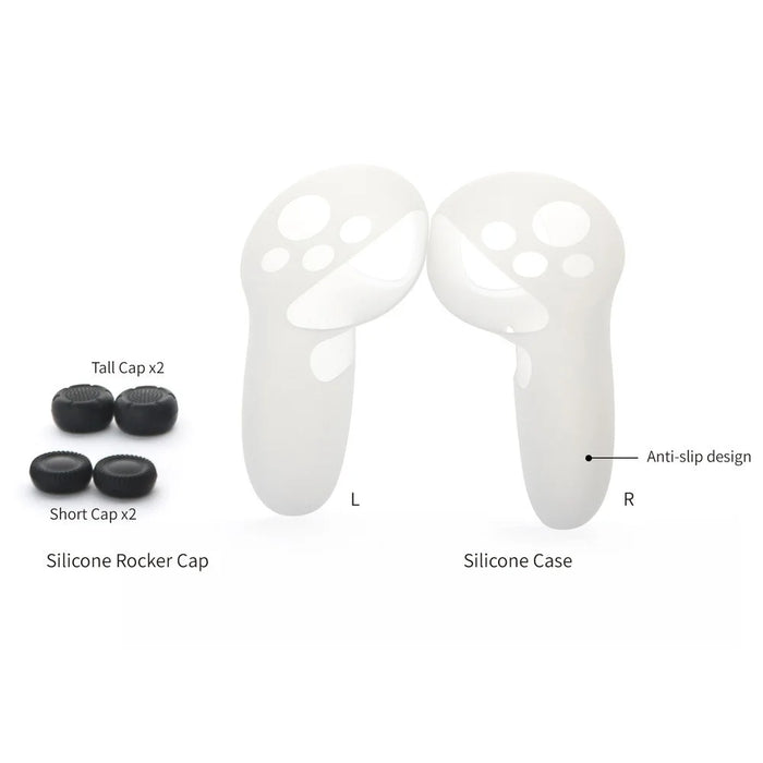 DOBE TY-3829 For Meta Quest 3 / Oculus Quest 3 VR Handle Anti-Collision Protection Sleeve Rocker Cap Silicone Case Guard - 3
