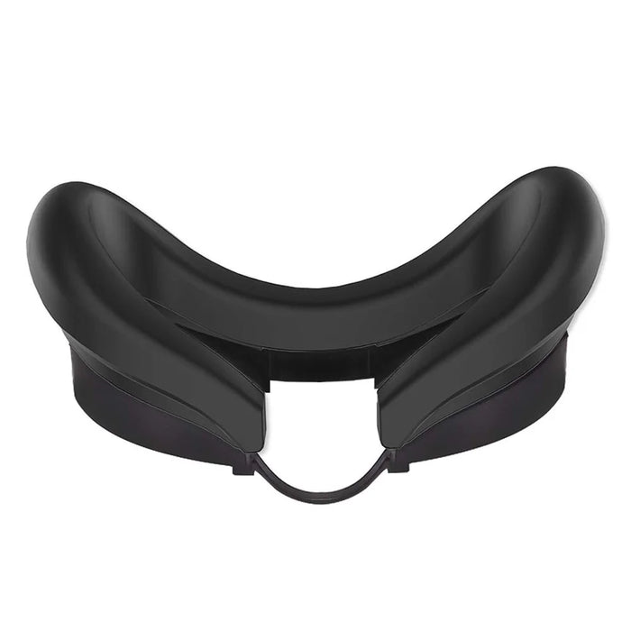 For Meta Quest 3 VR Headset Eye Mask Soft Silicone Anti-sweat Protective Cover - Black - 1