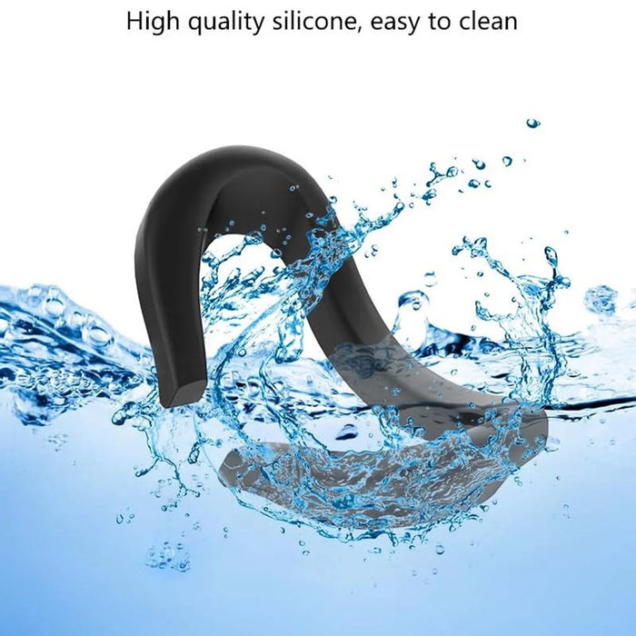 For Meta Quest 3 VR Headset Eye Mask Soft Silicone Anti-sweat Protective Cover - Black - 4