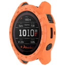 For Garmin Tactix 7 AMOLED Edition Watch Case Hollow TPU Frame with Dial Plate - Orange - 2